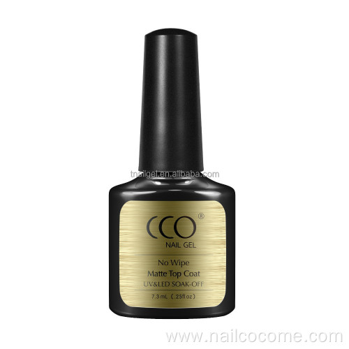 CCO Nonwipe top coat no residue after dry